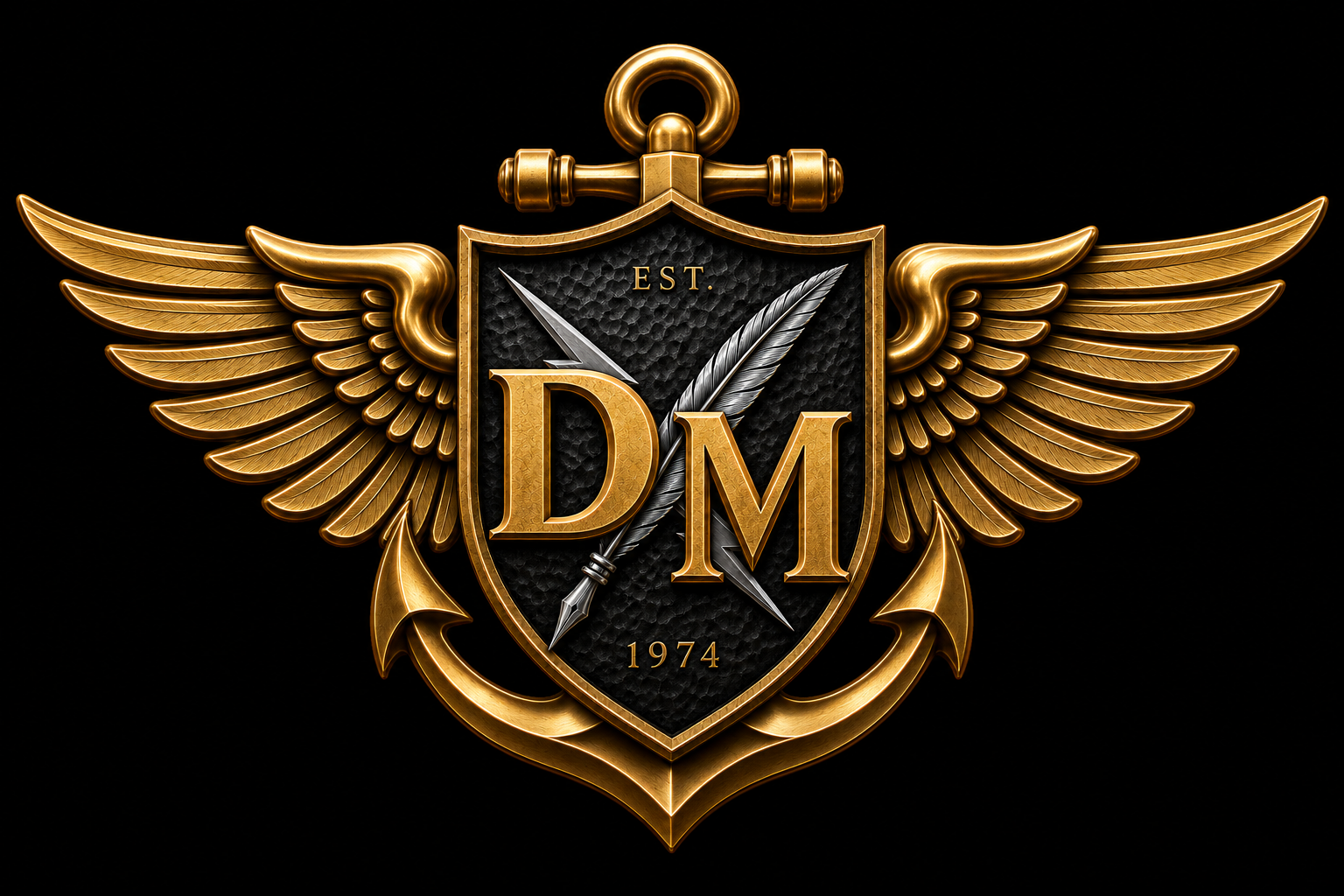 Dick Milkins Command Wings crest, established 1974